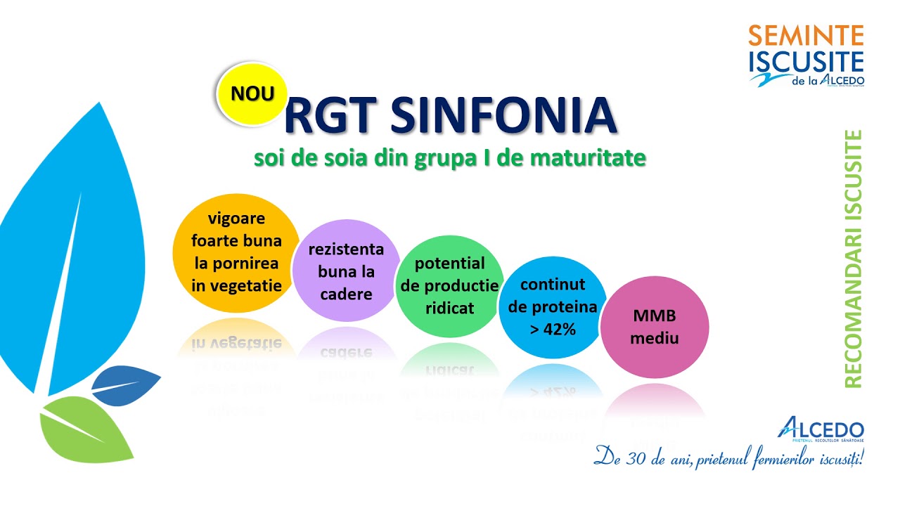 RGT SINEMA si RGT SINFONIA, din acest sezon in portofoliul de SEMINTE ...